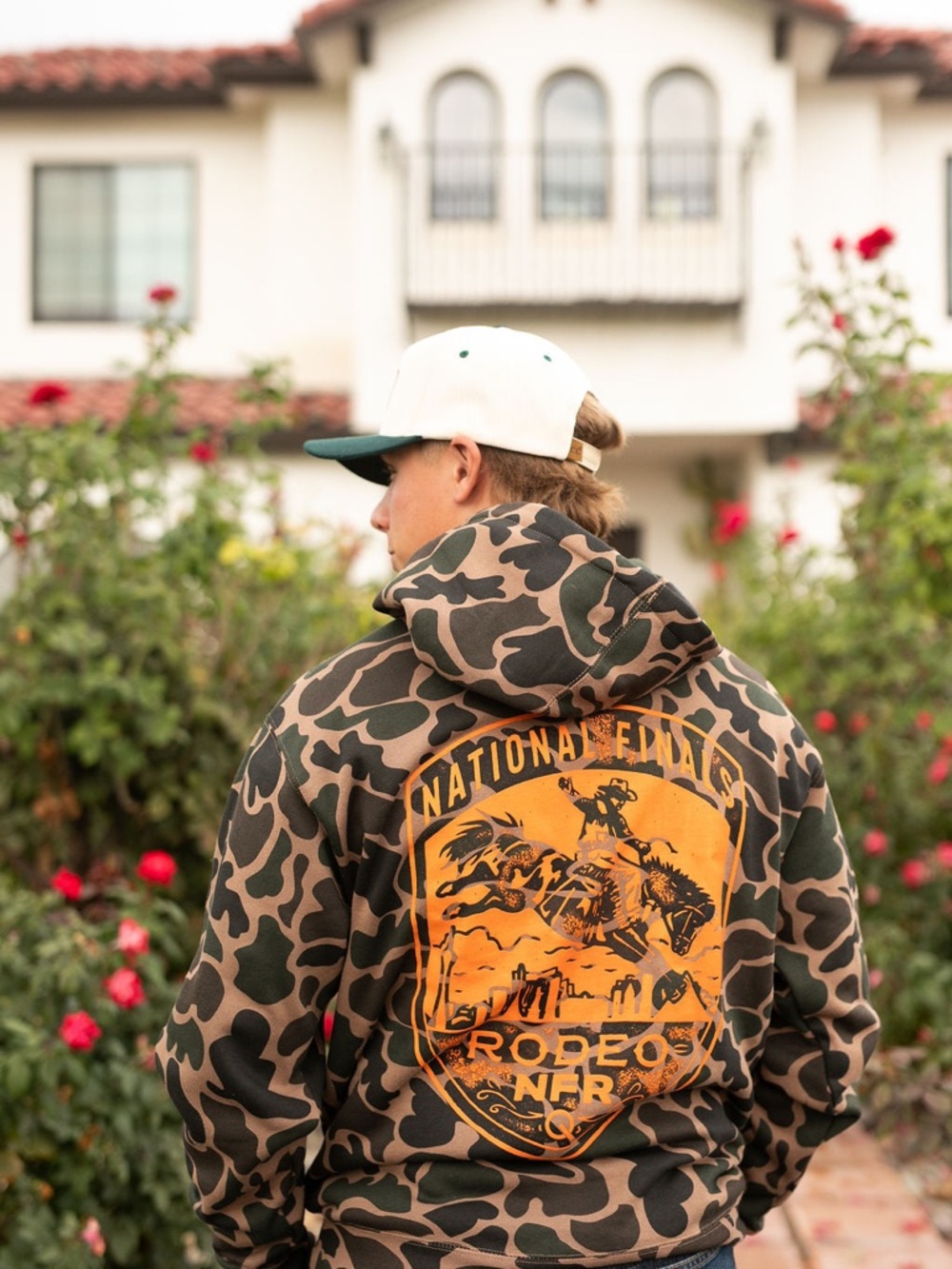 One Color Shield Duck Camo Hoodie